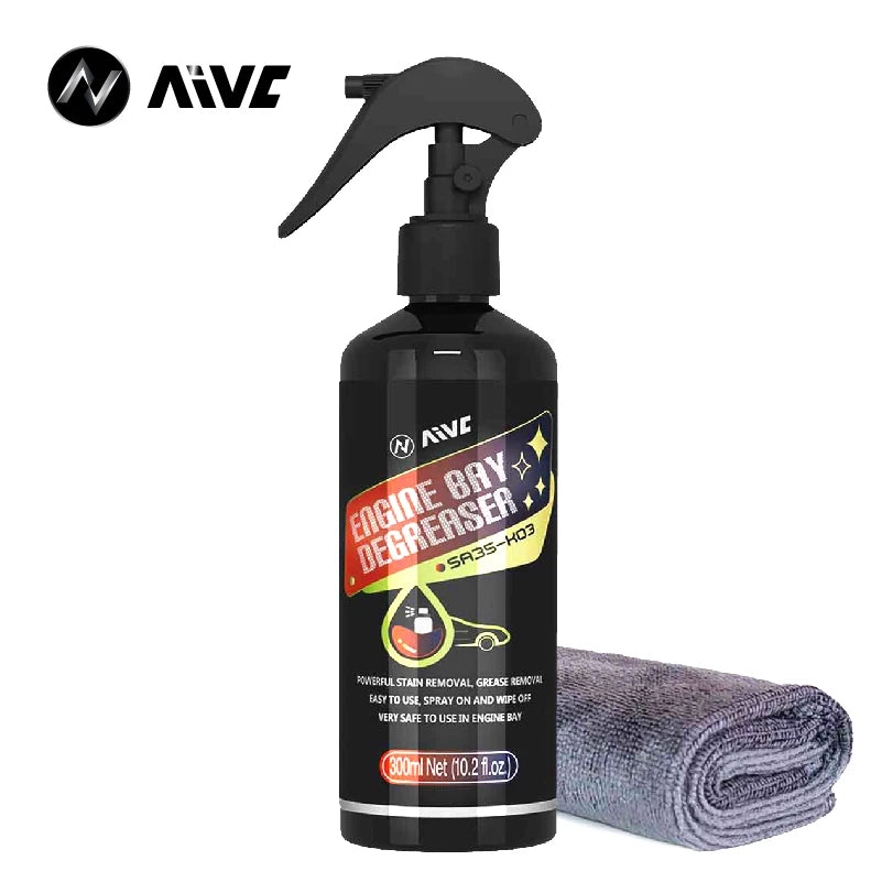 Car Engine Cleaner & Engine Bay Cleaner - Powerful Degreaser for Oil Sludge & Grease Fuel System & Throttle Body Cleaning