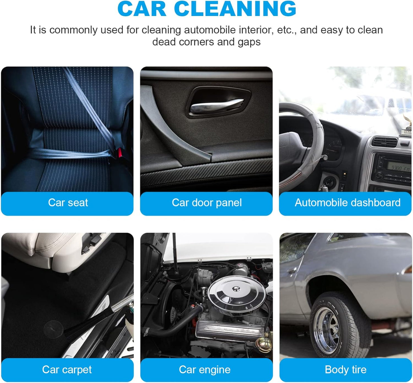 Car Accessories Interior Car Cleaner 3 Sets Car Car Cleaning Tool Car Cleaning Sprayer Car Spraying Washer Interior Cleaner Kit Car Interior Cleaner Car Interior Cleaner Brushes